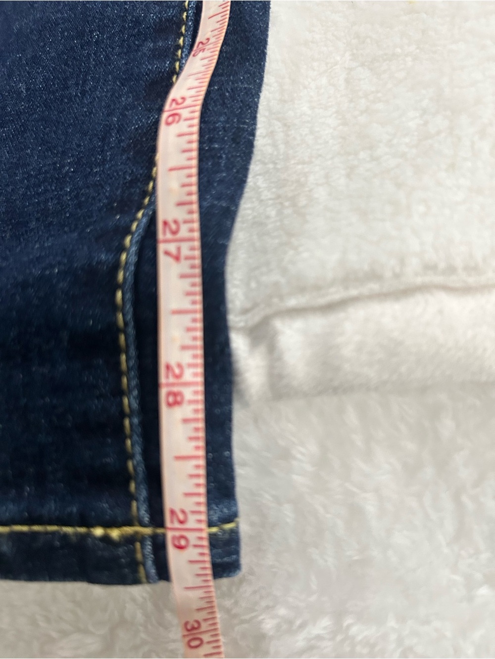 Seven7 Women’s Dark Blue Bootcut Jeans with Contrast Stitching - Picture 10 of 10